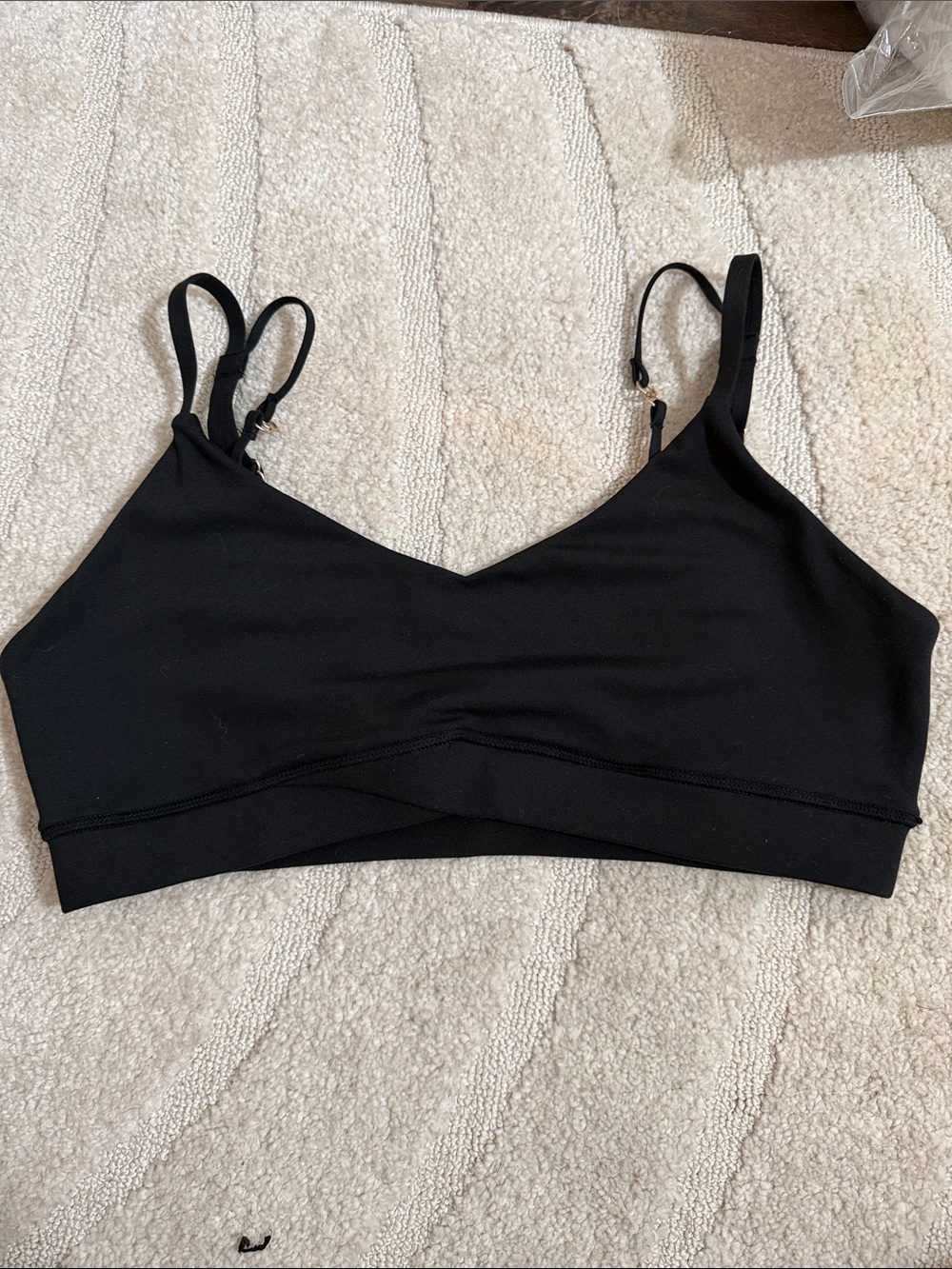 P'tula Black Seamless V-Neck Bralette